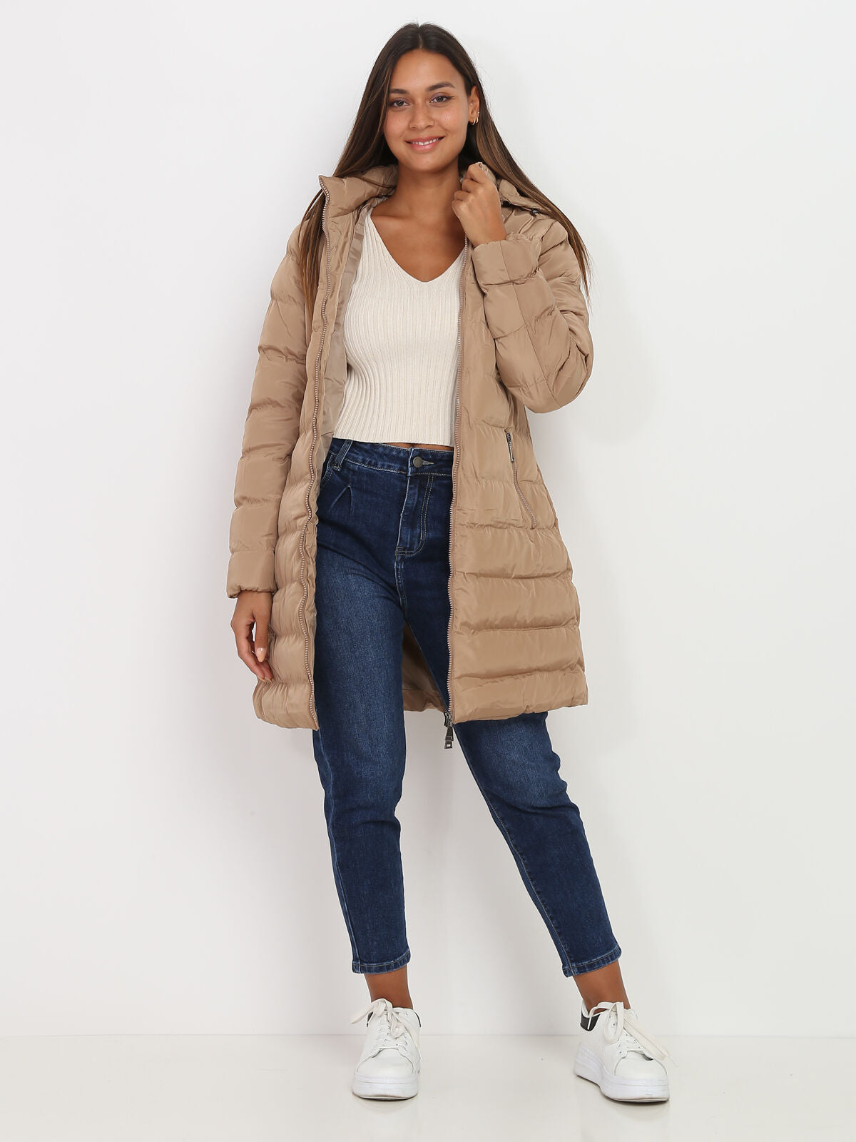 Sophie - Stijlvolle Winterjas met Capuchon