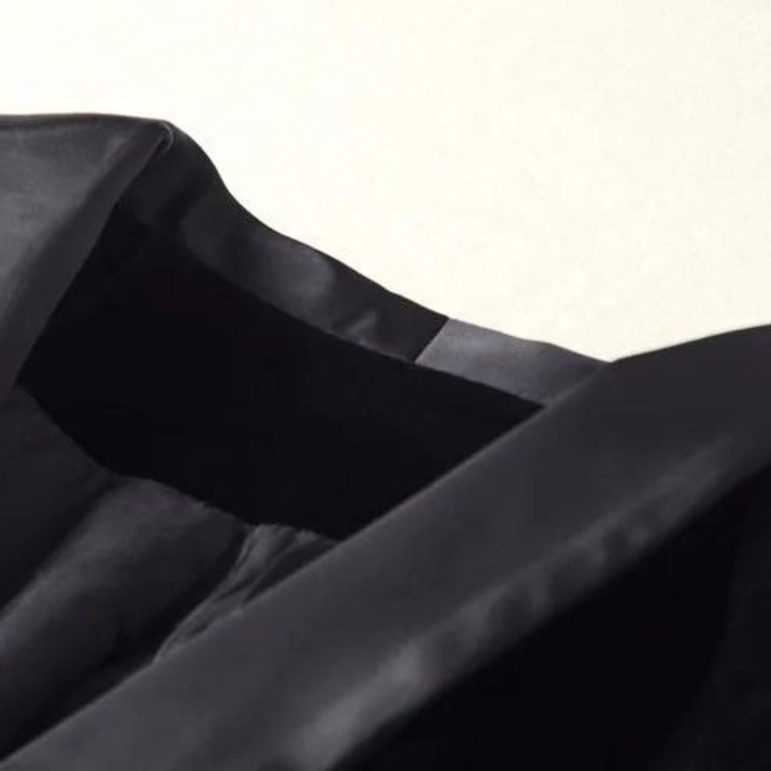 Luca - Luxe Fluwelen Smoking Blazer met Satijnen Revers