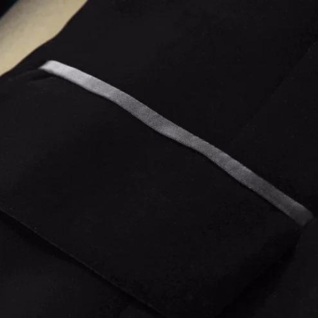 Luca - Luxe Fluwelen Smoking Blazer met Satijnen Revers