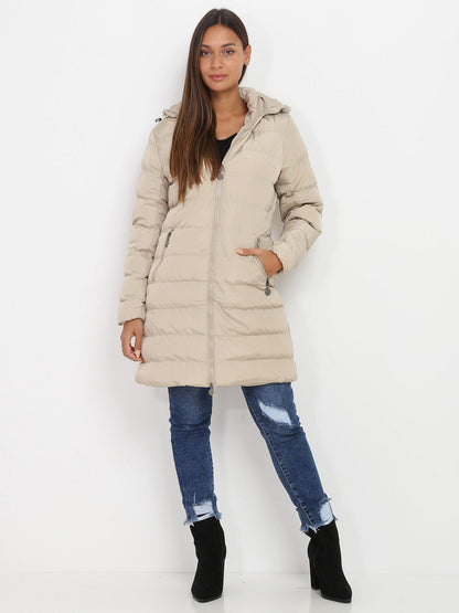 Sophie - Stijlvolle Winterjas met Capuchon