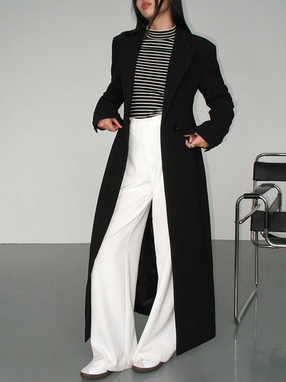 Stijlvolle Lange Trenchcoat