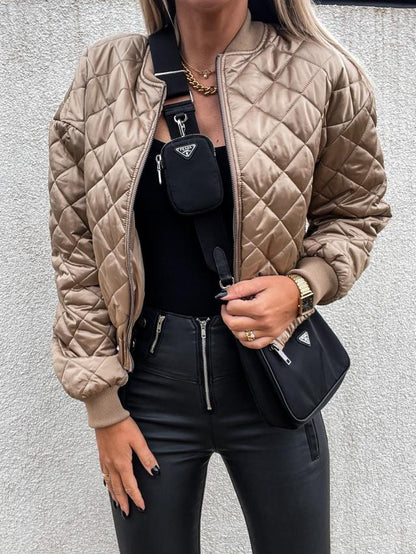 Mira - Gewatteerd Bomberjack met Moderne Stijl